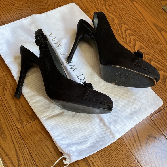 Stuart Weitzman  silk SLINGBACK PUMP - Picture 3 of 6